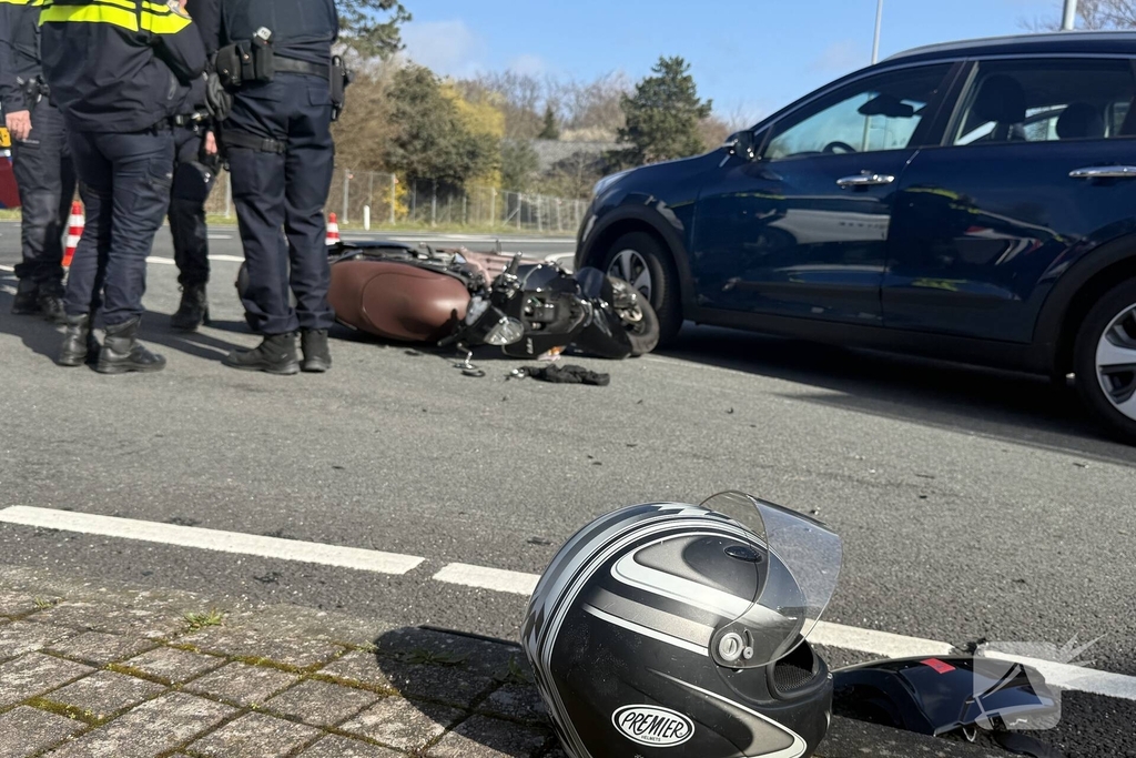 Geen gewonden na ongeval door voorrangsfout