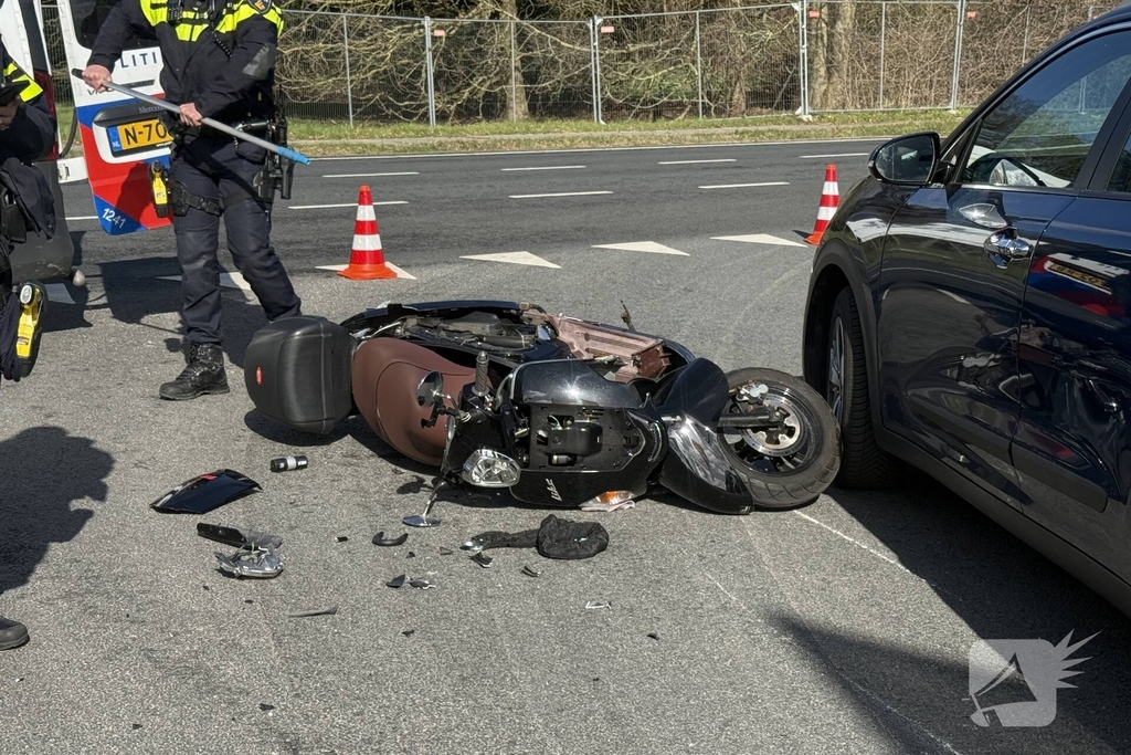 Geen gewonden na ongeval door voorrangsfout