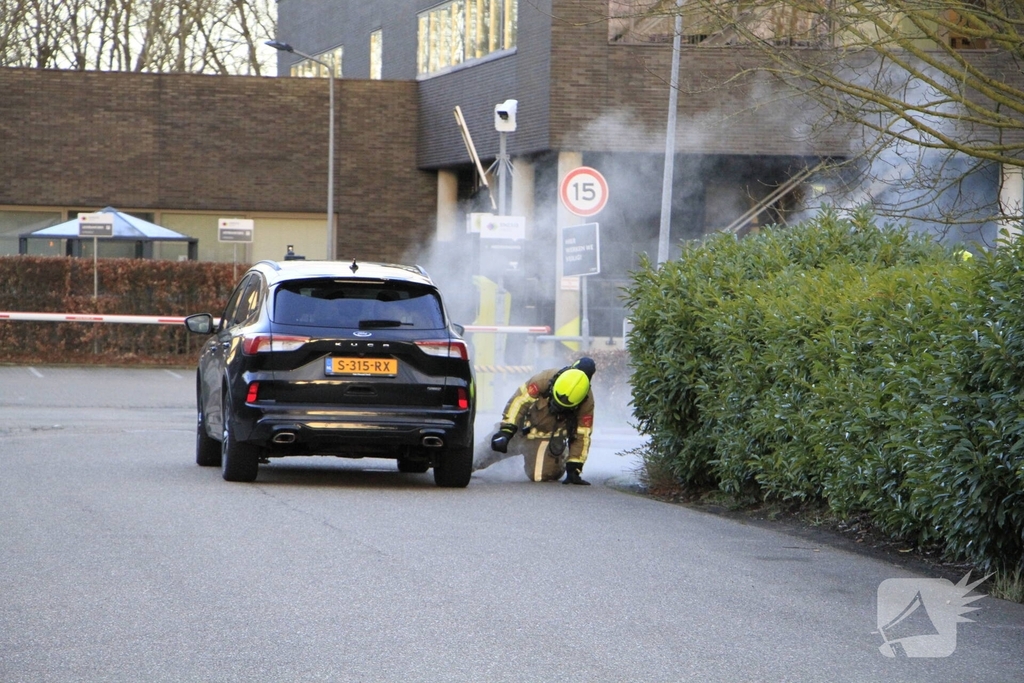 Brand in auto door lithiumaccu's