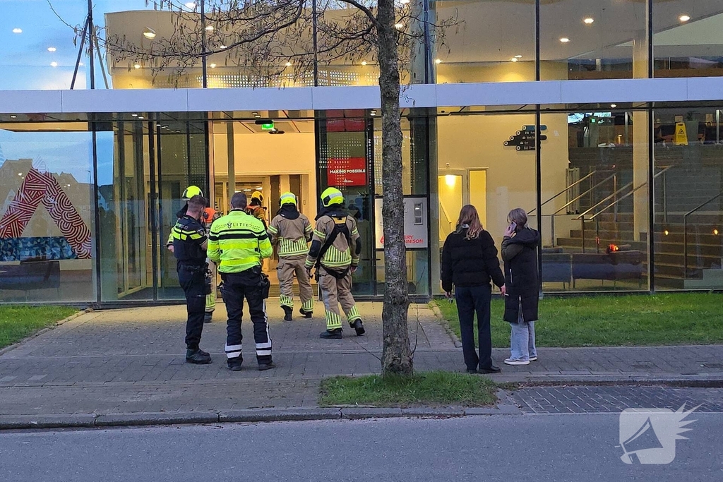 Brandende doos zorgt voor inzet brandweer