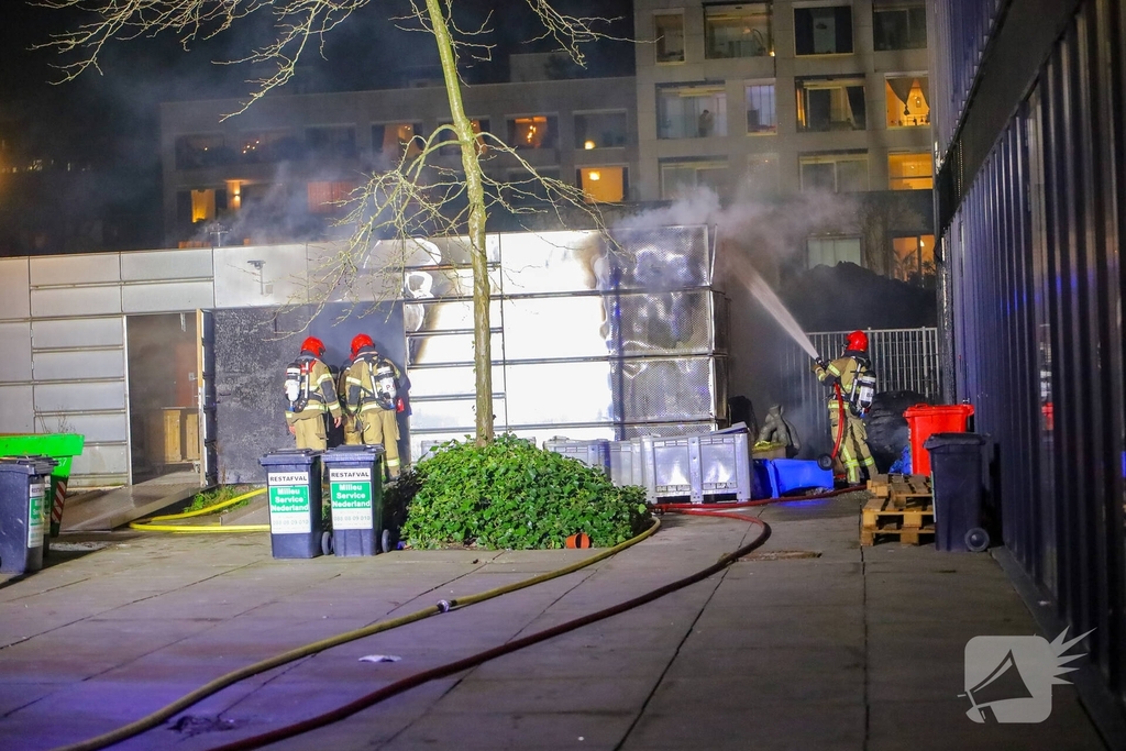 Brand in bijgebouw van Gerrit Rietveld Academie