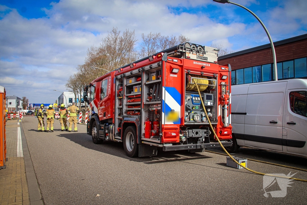 Grote gasleiding geraakt tijdens graafwerkzaamheden