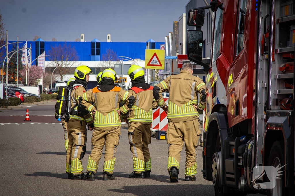 Grote gasleiding geraakt tijdens graafwerkzaamheden