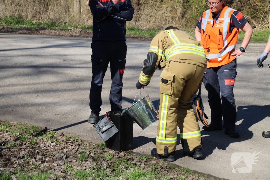 Brand door kortsluiting in elektrische driewieler