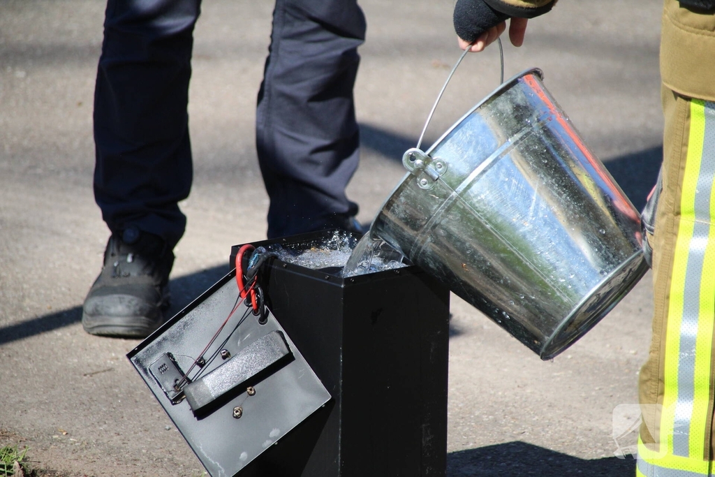 Brand door kortsluiting in elektrische driewieler