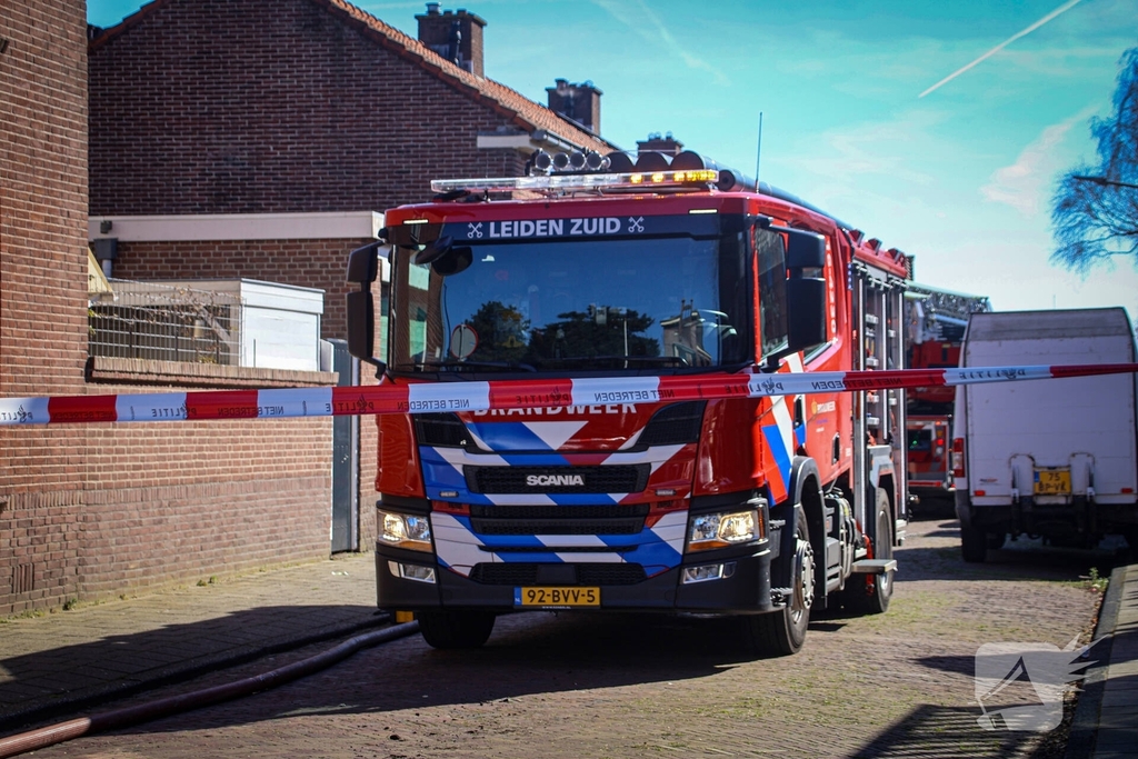 Woningbrand veroorzaakt gaslek en ontruiming