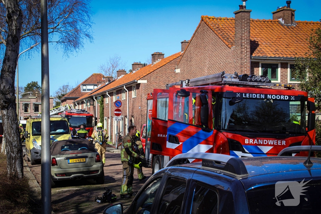 Woningbrand veroorzaakt gaslek en ontruiming