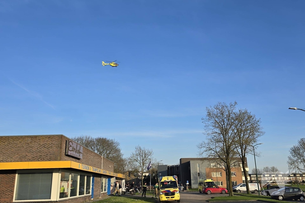 Traumahelikopter ingezet voor incident