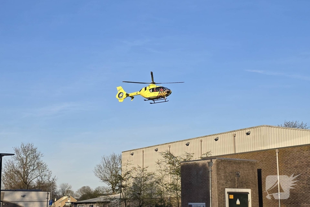 Traumahelikopter ingezet voor incident