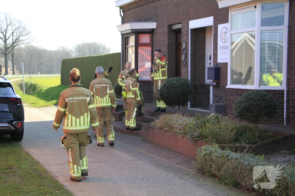 Brandweer redt mus uit afzuiginstallatie