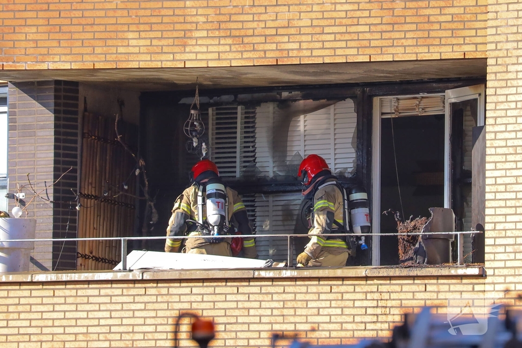 Brand in woningen leidt tot opschaling van de hulpdiensten
