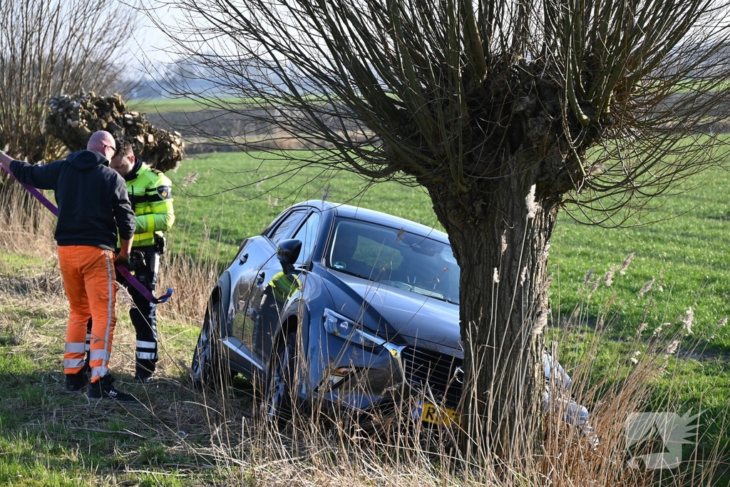 Bestuurder naar ziekenhuis na ongeval
