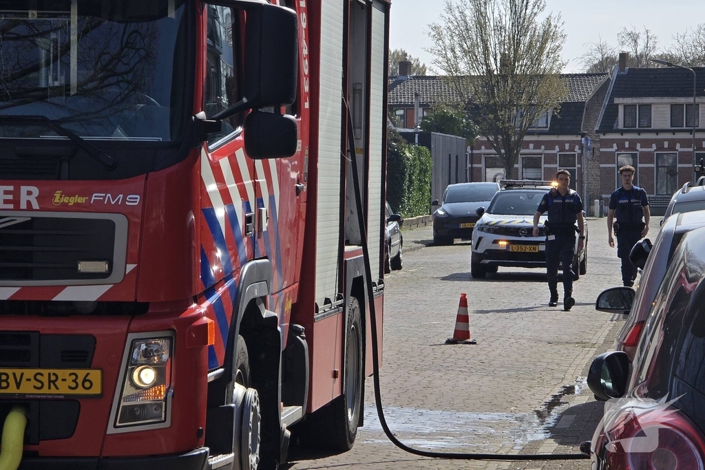Balkonbrand in woning geblust