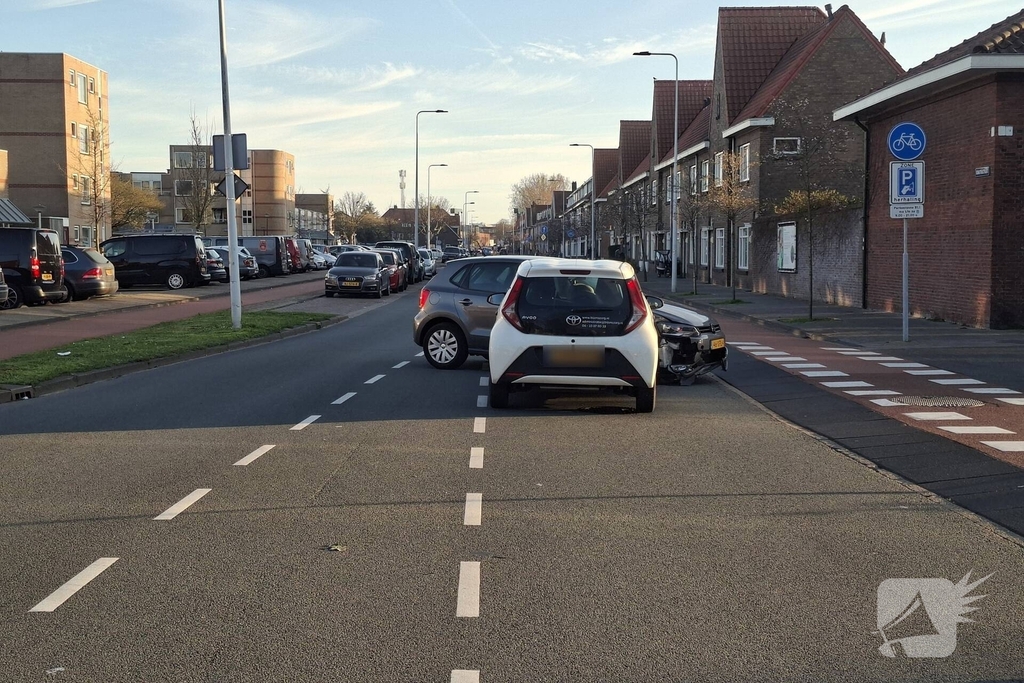 Fikse schade na aanrijding op kruising