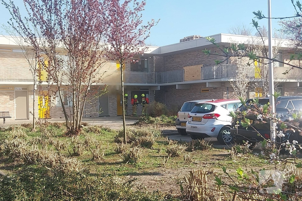 Forse rookontwikkeling bij woningbrand