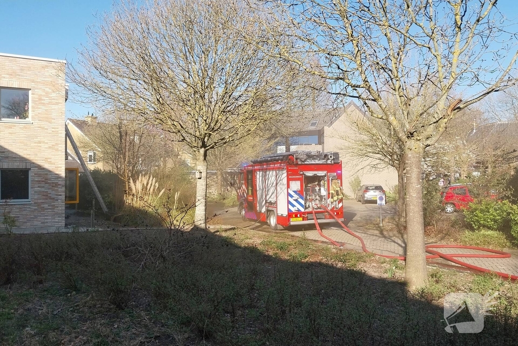 Forse rookontwikkeling bij woningbrand