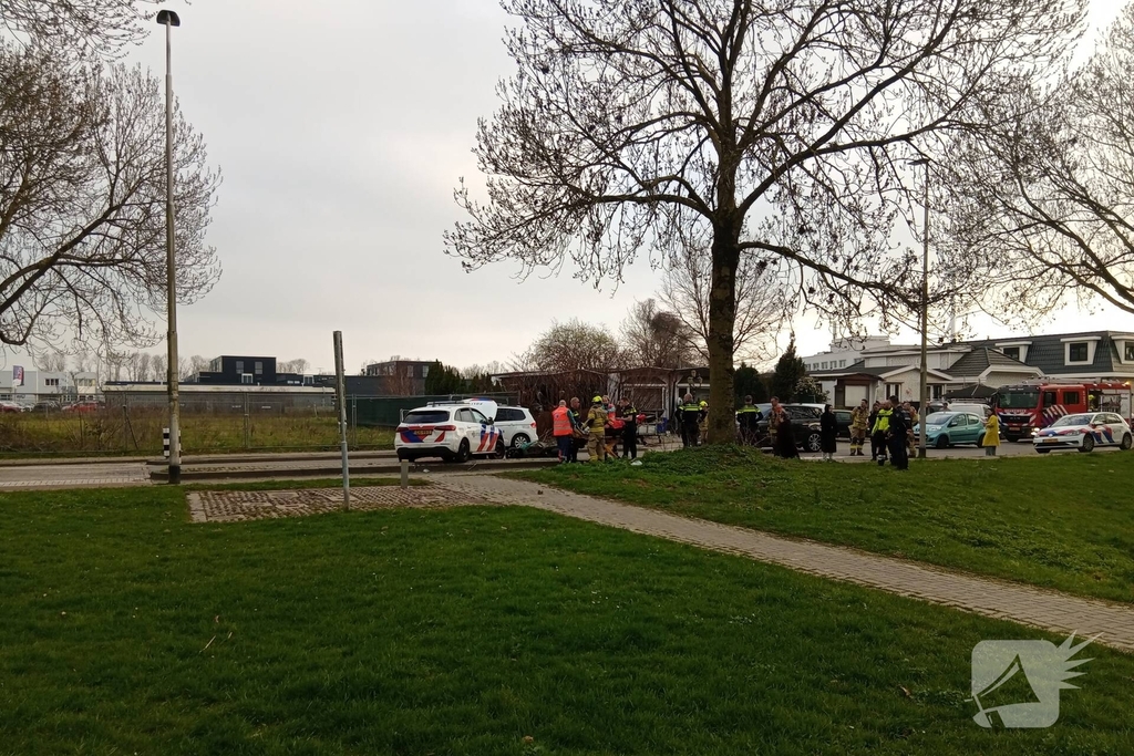 Scooterrijder onderuit tijdens achtervolging