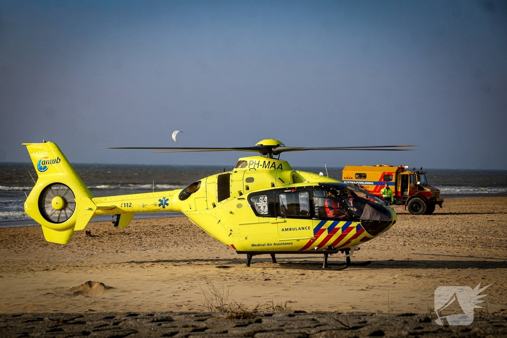 Hulpdiensten massaal ingezet voor incident op strand