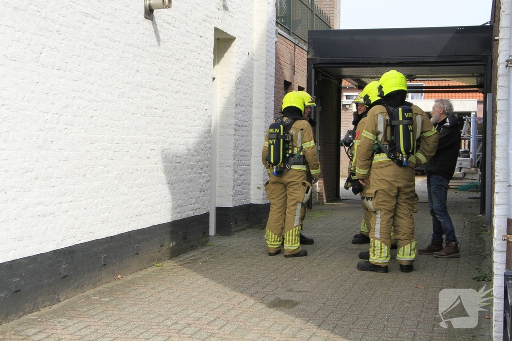 Gaslekkage leidt tot wegafsluiting