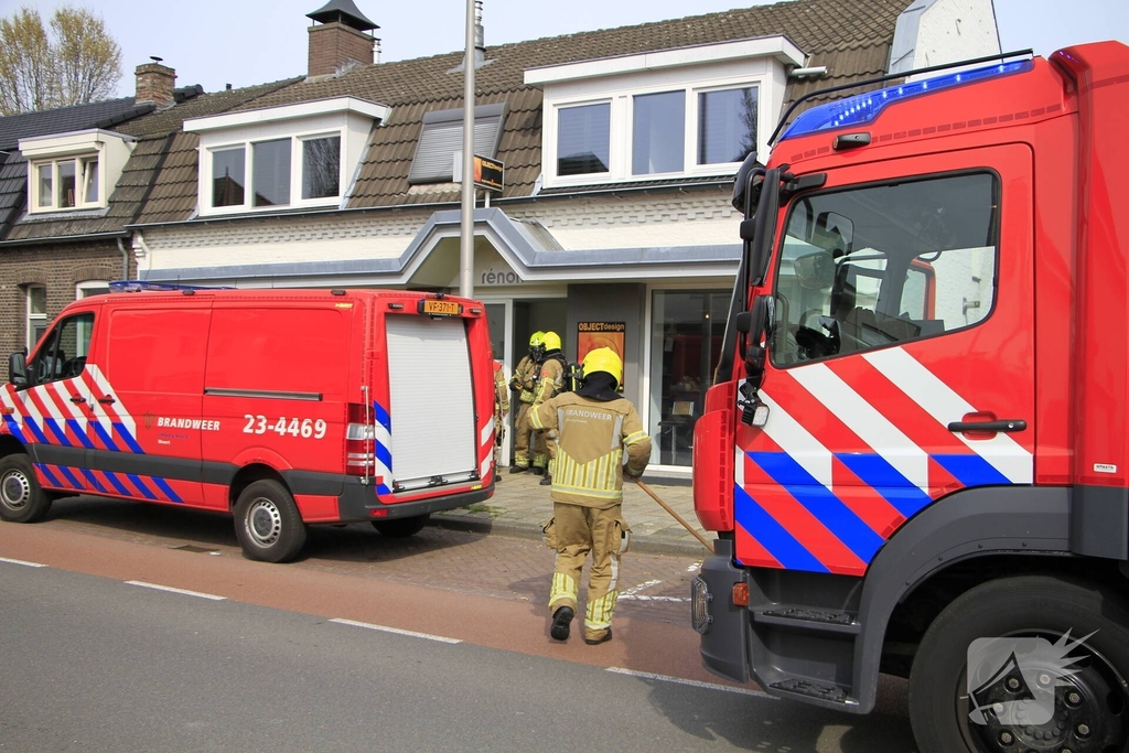 Gaslekkage leidt tot wegafsluiting