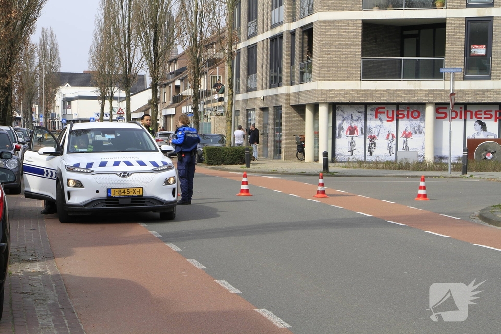 Gaslekkage leidt tot wegafsluiting