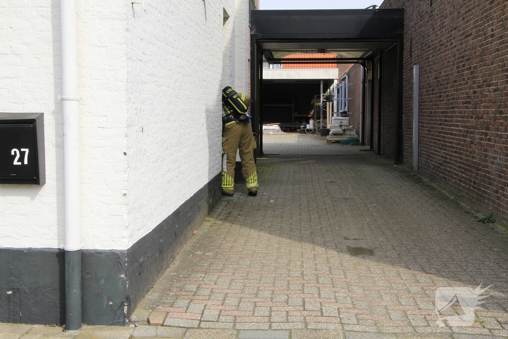 Gaslekkage leidt tot wegafsluiting