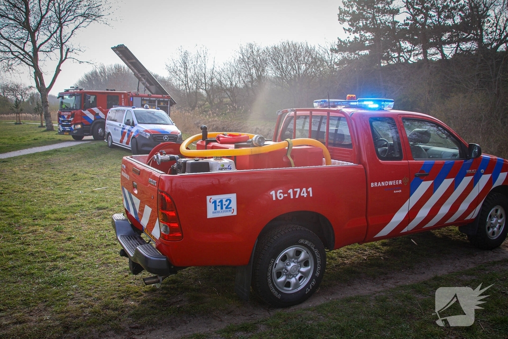 Brand in duingebied snel onder controle