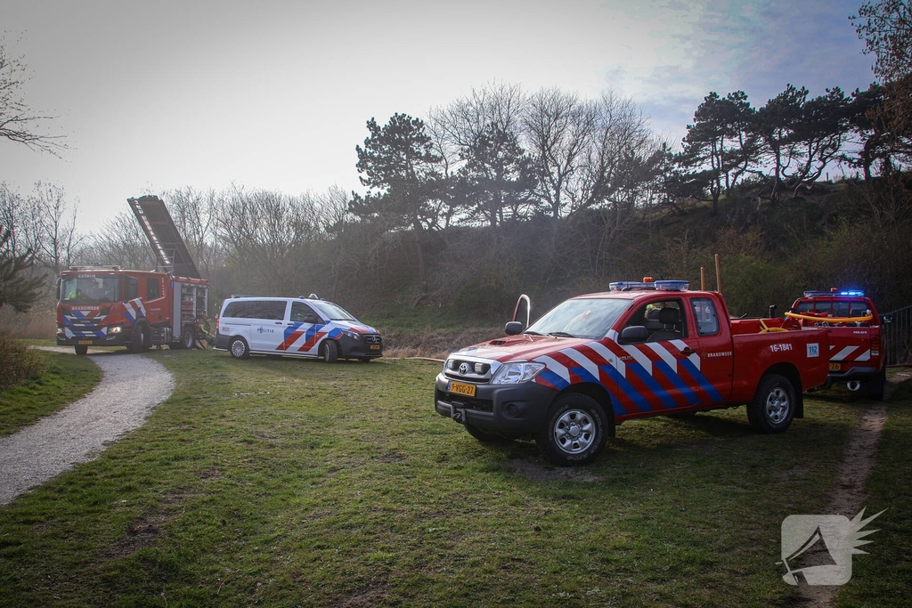 Brand in duingebied snel onder controle