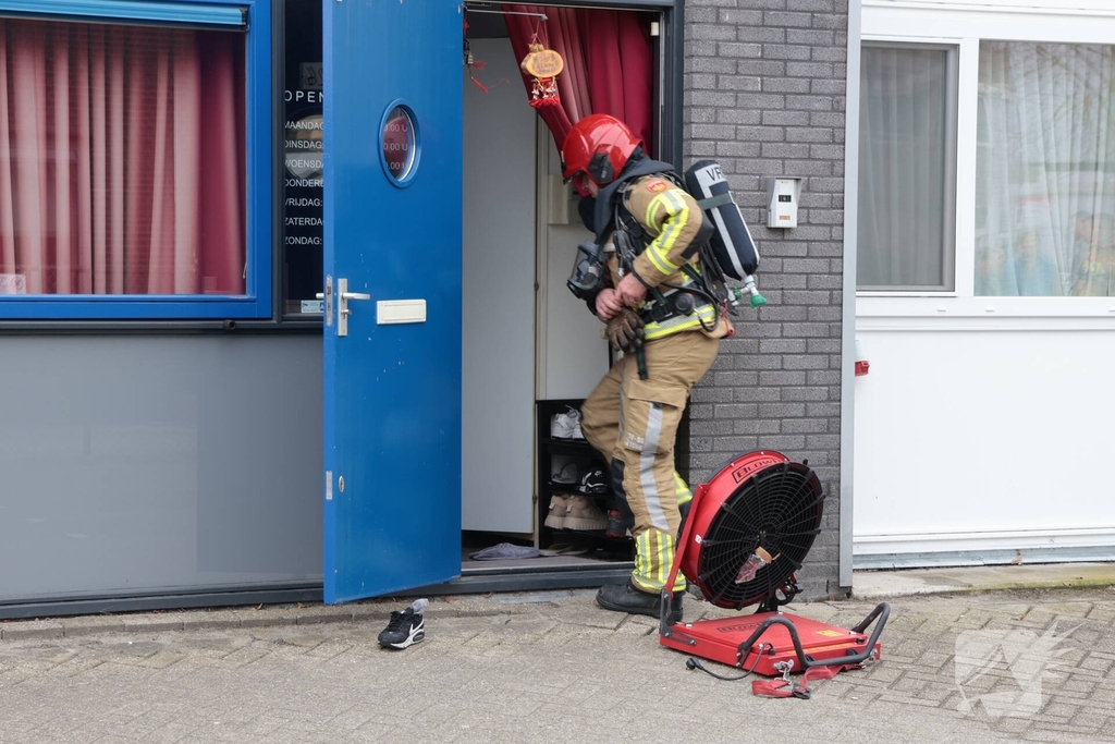Brand in massagesalon veroorzaakt flinke rookontwikkeling