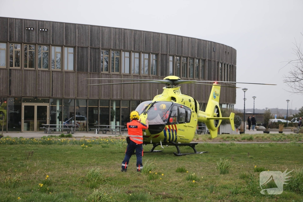 Zwaargewonde na val van hoogte