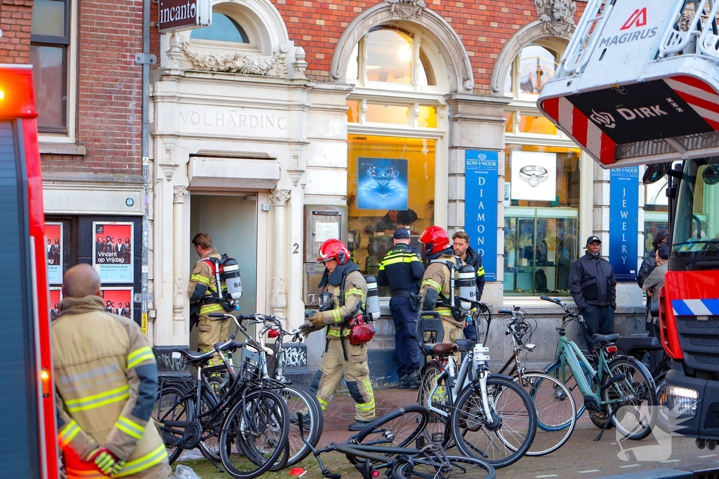 Brand in restaurant snel geblust