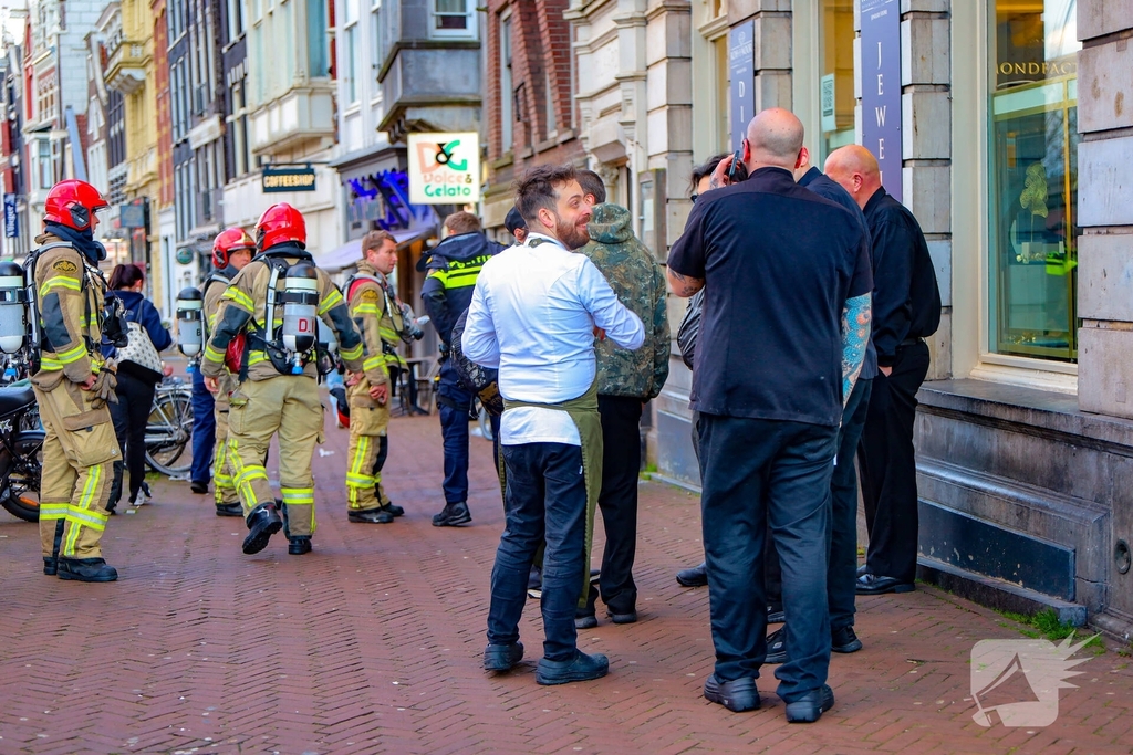 Brand in restaurant snel geblust
