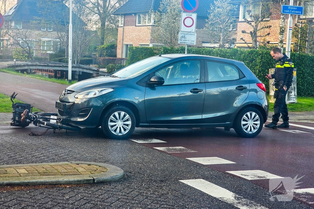 Fietser gewond na aanrijding met auto