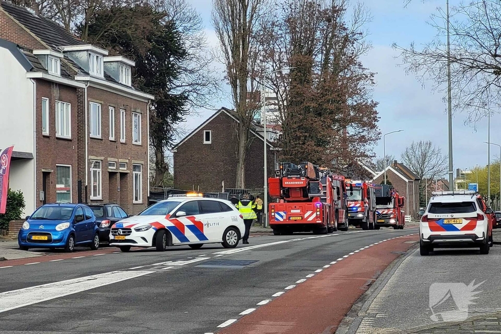 Woningbrand in leegstaand pand