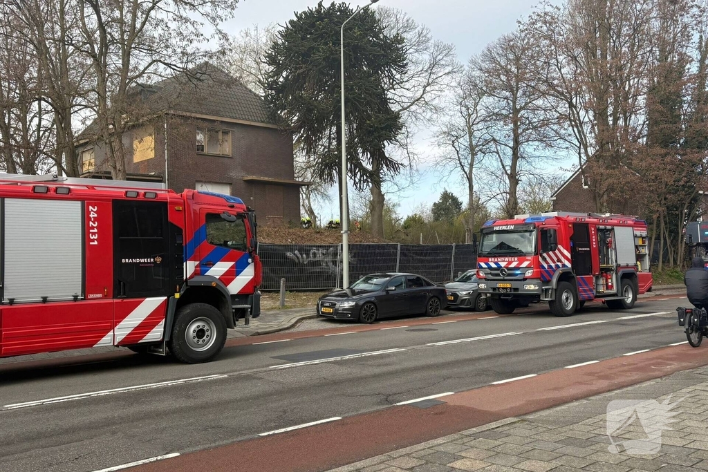 Woningbrand in leegstaand pand