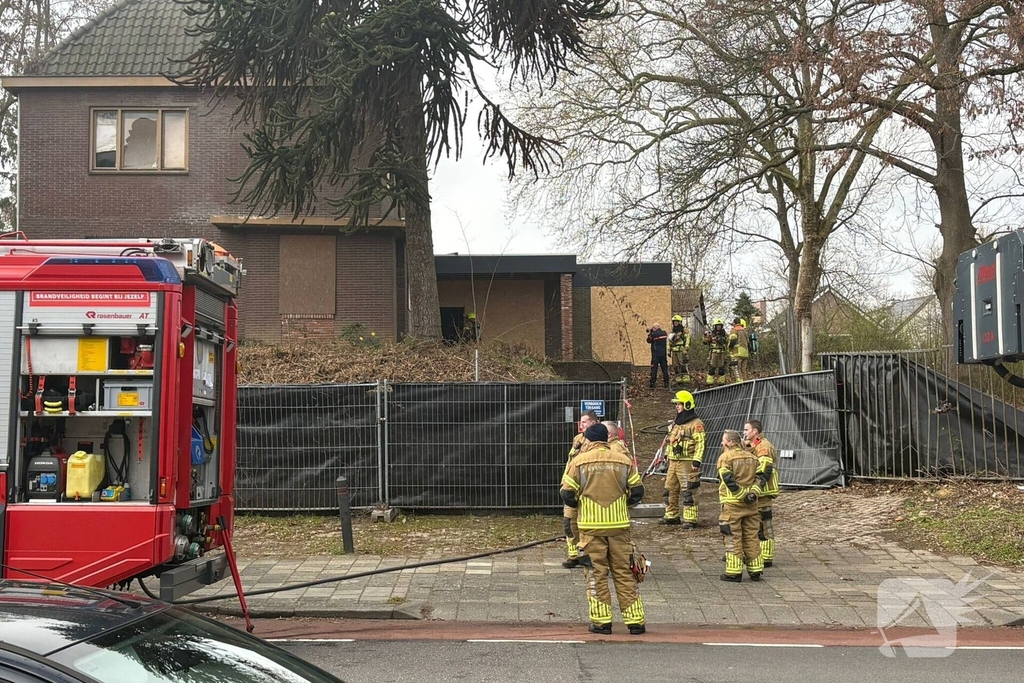 Woningbrand in leegstaand pand