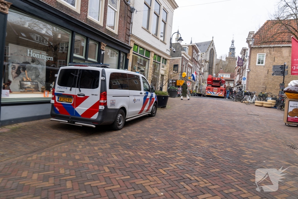 Brand in vacuümmachine achter slagerij