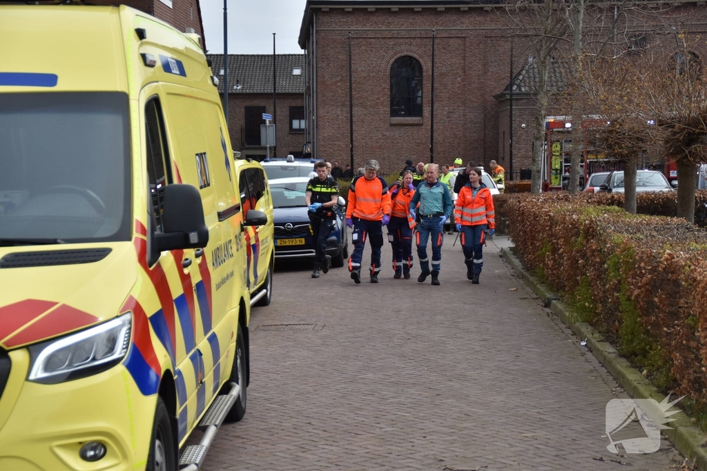 Gasfles mogelijk ontploft in onderwijsinstelling