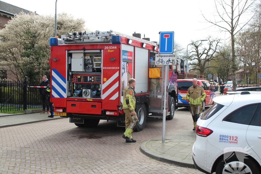 Gasfles mogelijk ontploft in onderwijsinstelling