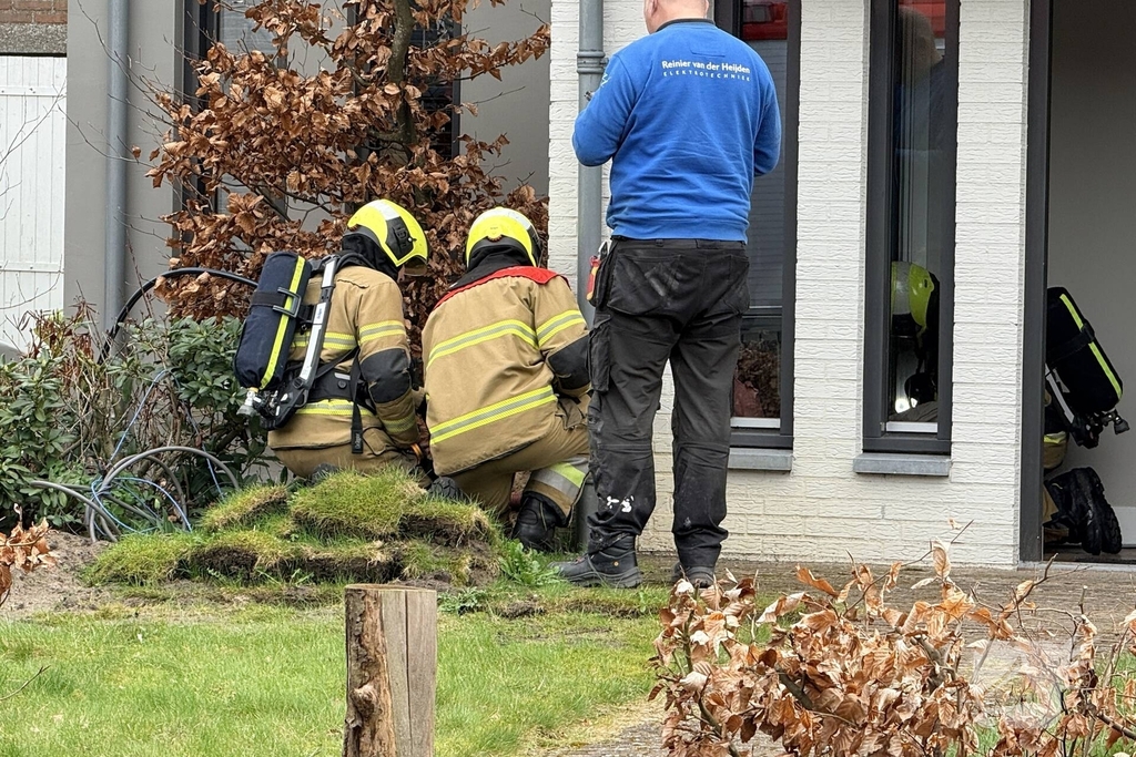 Gaslek in woning leidt tot brandweeractie
