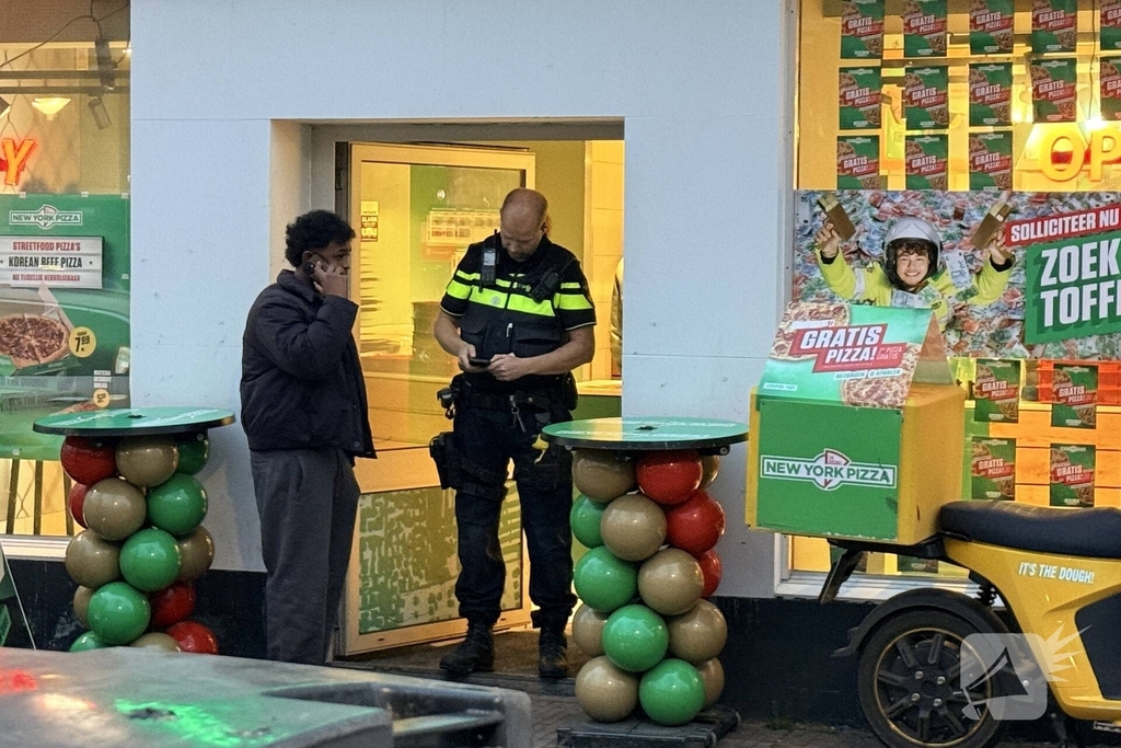Politie en Douane voeren inval uit bij pizzeria
