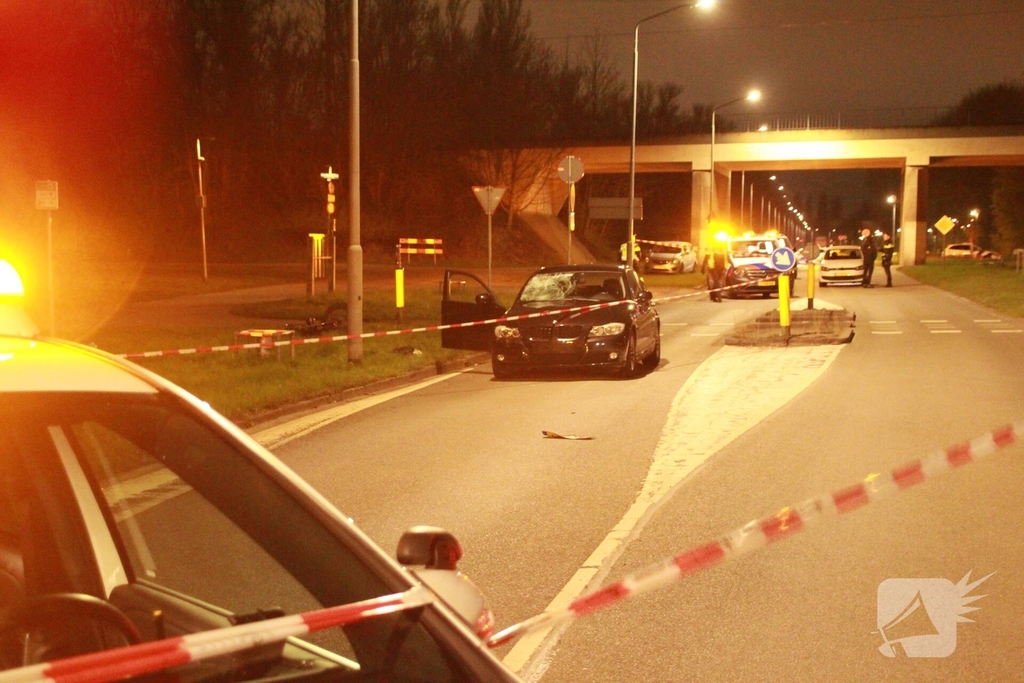 Zwaar ongeval tussen auto en fatbike