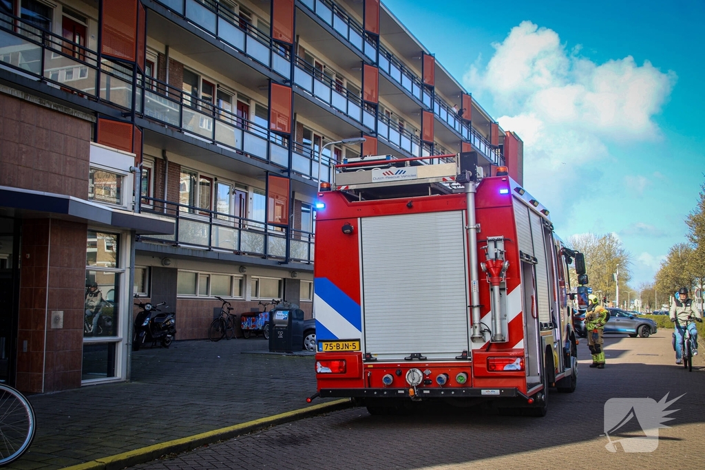 Lekkage in meterkast leidt tot brandmelding