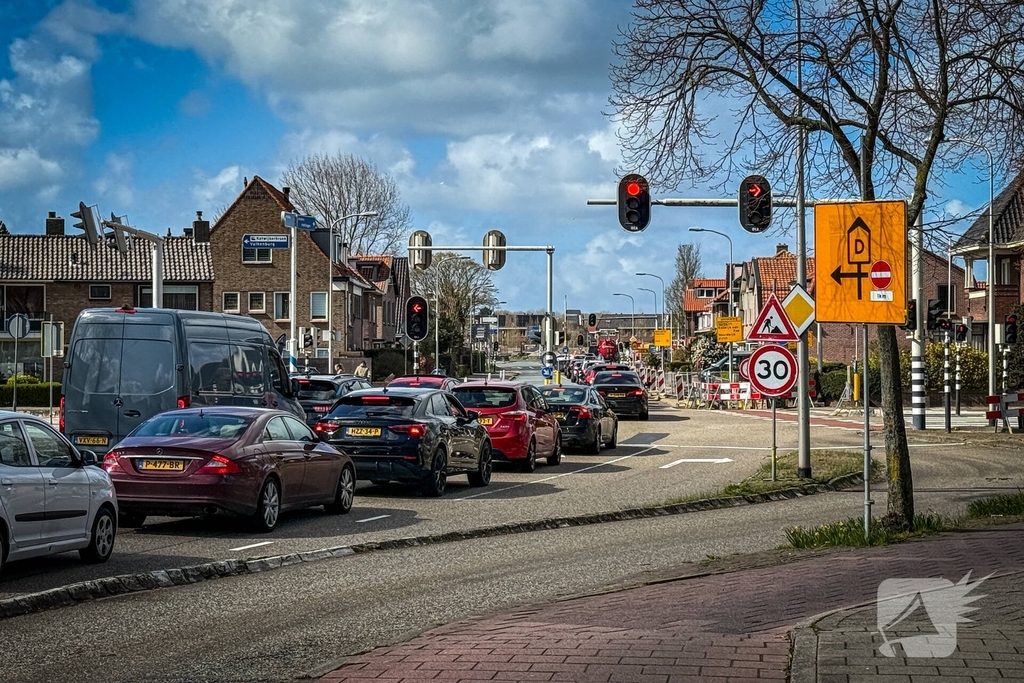 Verkeerschaos door werkzaamheden