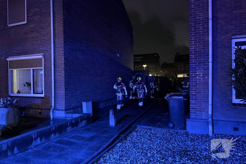Brandweer snel ter plaatse bij schuurbrand