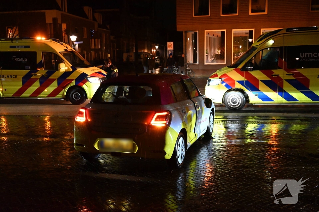 Voetganger gewond bij aanrijding
