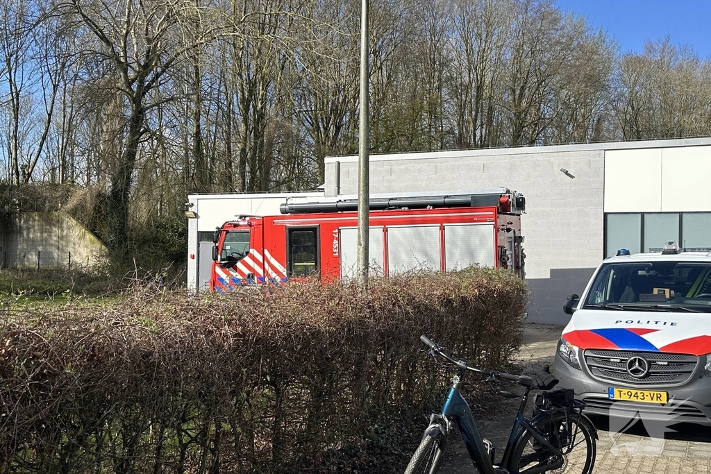 Brandweer lost waterlekkage op