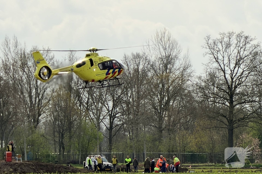 Motorcrosser zwaargewond na val