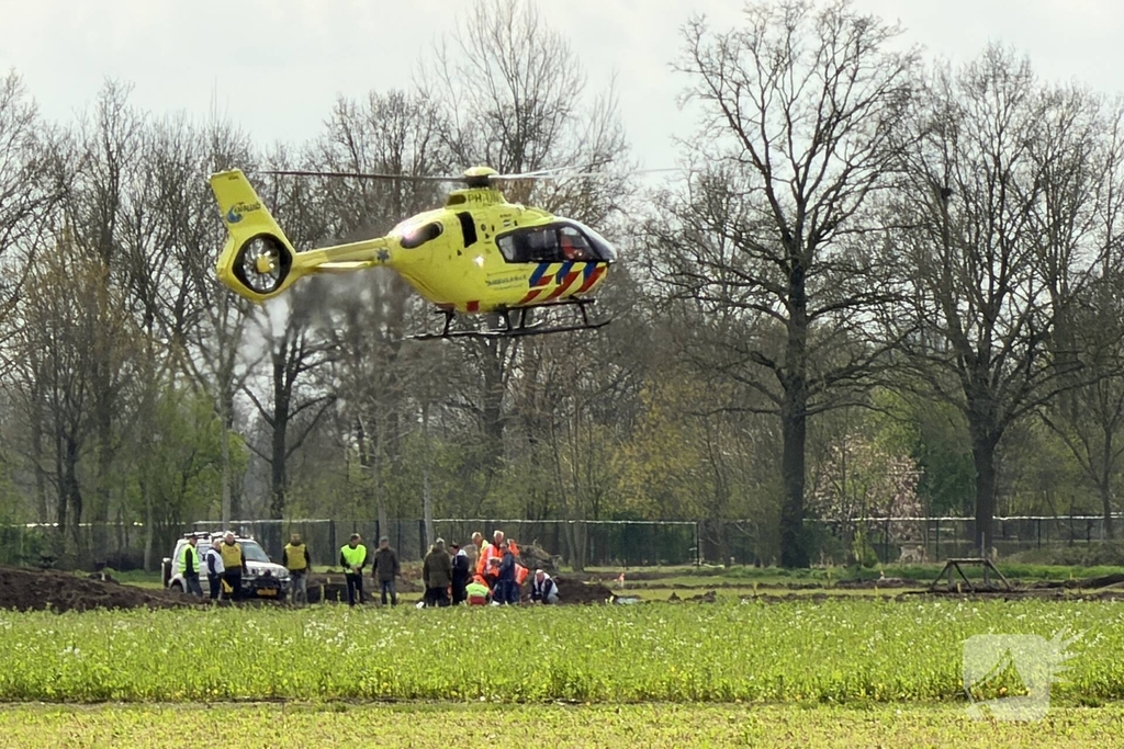 Motorcrosser zwaargewond na val