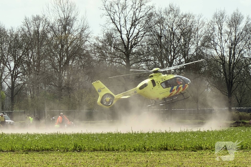 Motorcrosser zwaargewond na val
